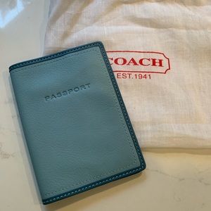 NWT Coach Passport Holder
